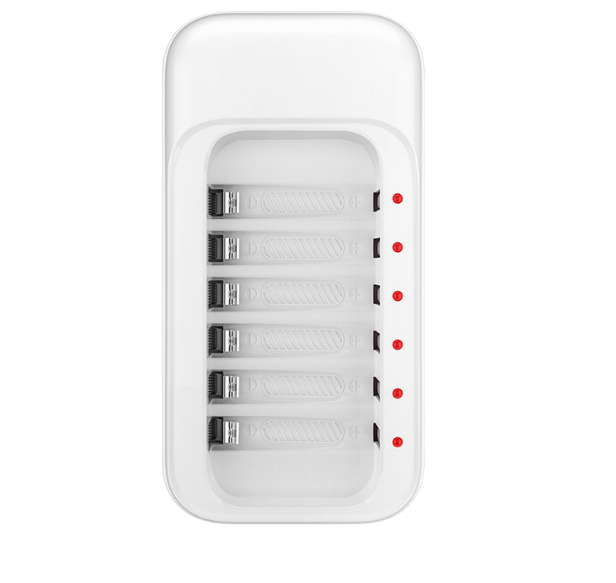 GEPOW 6-Slot Charger for 1.2V Ni-MH Rechargeable Batteries