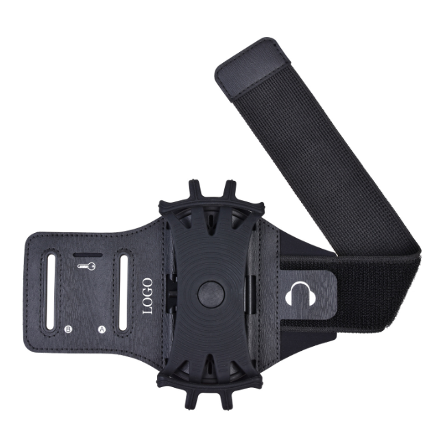 GEPOW 360° Rotating Sports Armband & Wrist Phone Holder, Detachable Design for Running and Cycling